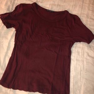 Brandy Melville maroon top
